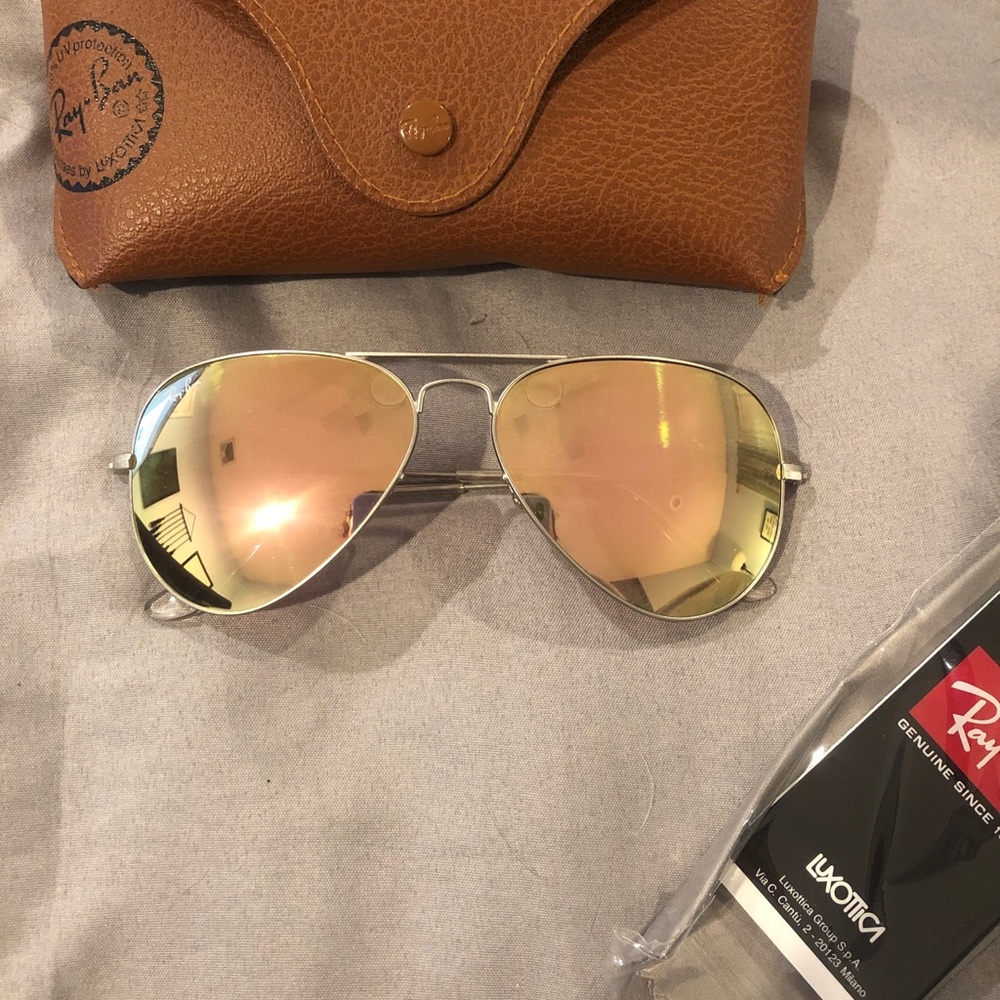 Ray Ban Aviator Flash lenses